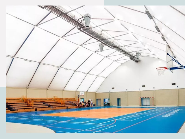 Строительство спортивных залов в Шебекине