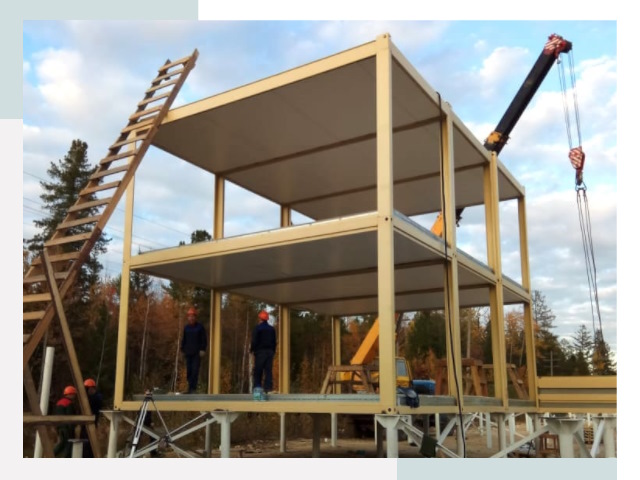 Строительство модульных здания Шебекино