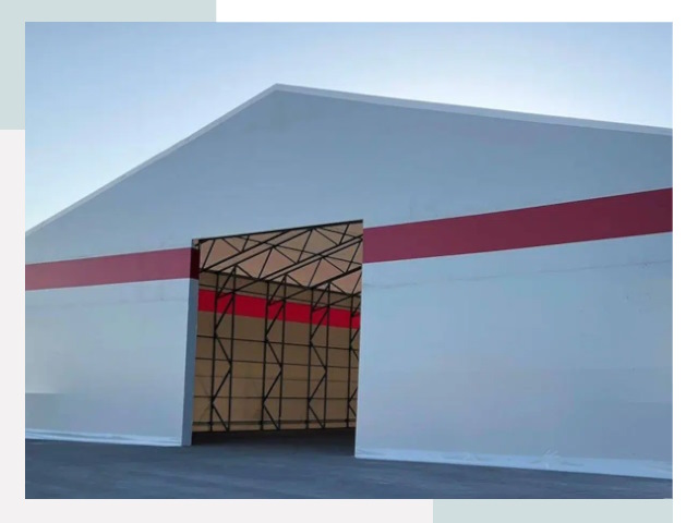 Быстровозводимые ангары в Шебекине