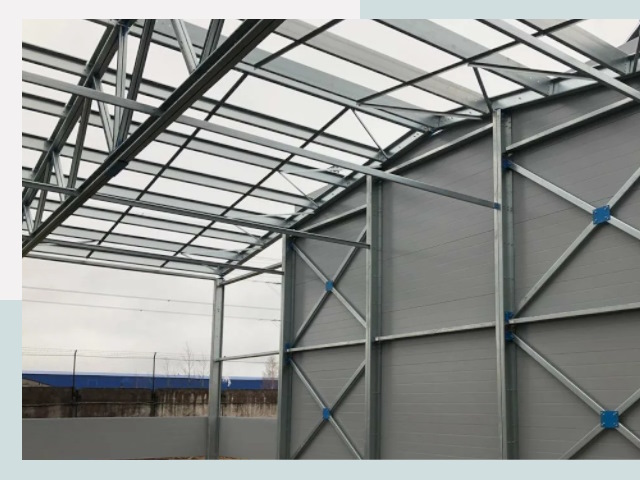 Каркасные ангары от СтальСтрой-Шбк по цене от 611 руб.