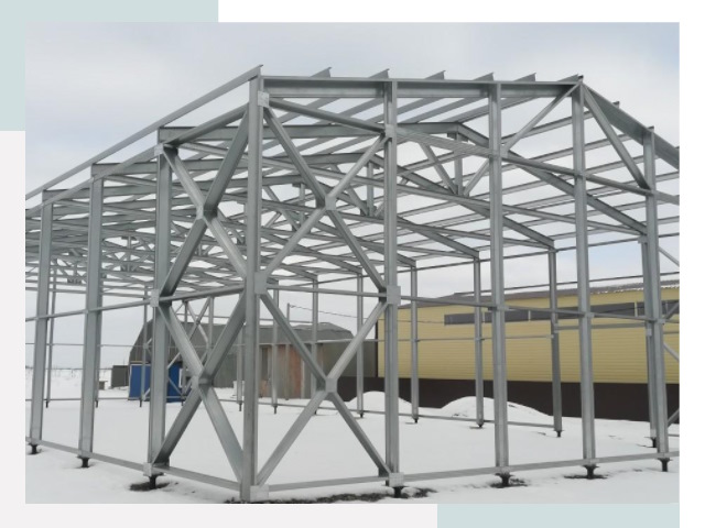 Каркасные ангары в Шебекине
