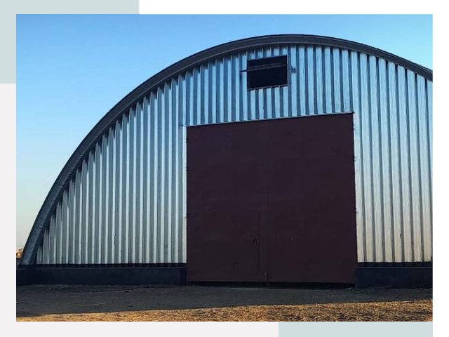 Бескаркасные ангары в Шебекине