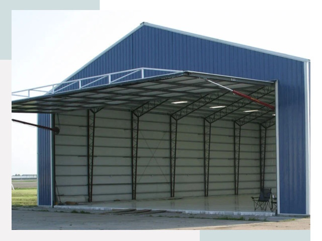 Прямо стенные ангары в Шебекине