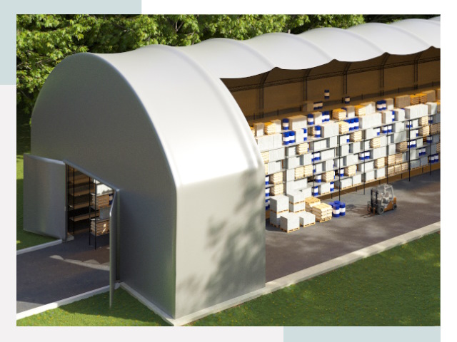 Тентовые ангары в Шебекине