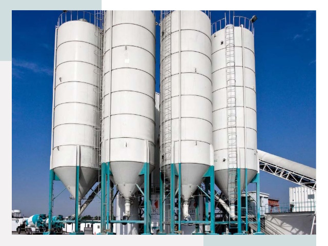 Строительство цементных силосов в Шебекине