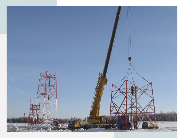 Монтаж вышек связи в Шебекине