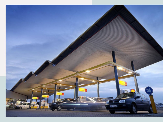 Навесы для АЗС в Шебекино от 611 руб. - Защита и комфорт