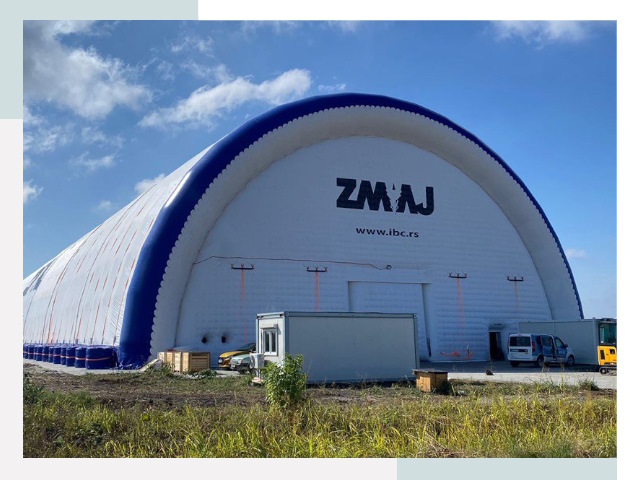 Брендирование ангаров в Шебекине