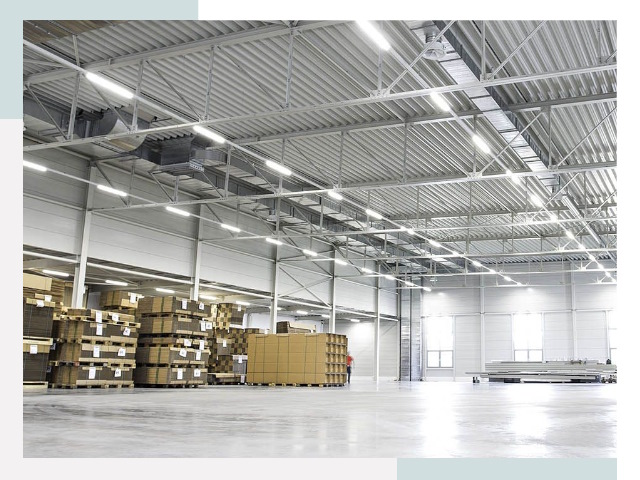 Освещение ангаров в Шебекине