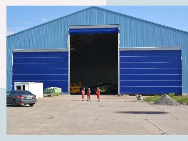 Ангарные ворота в Шебекино от СтальСтрой-Шбк по цене 611 руб.