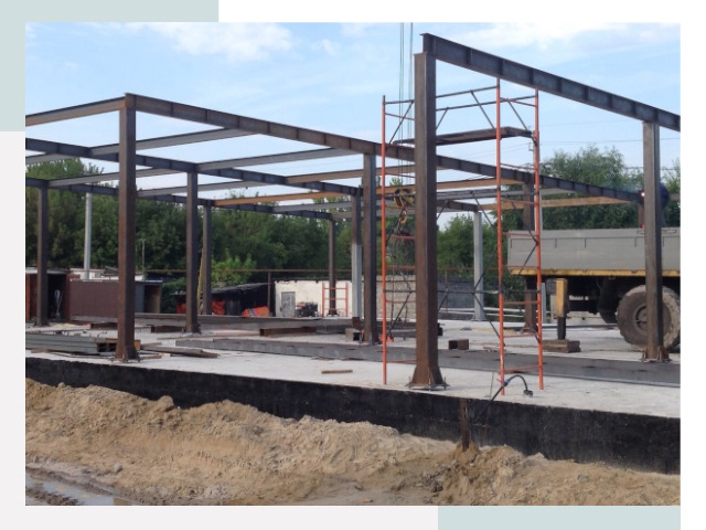 Фундамент для ангаров в Шебекине