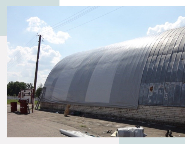 Ремонт ангаров в Шебекине