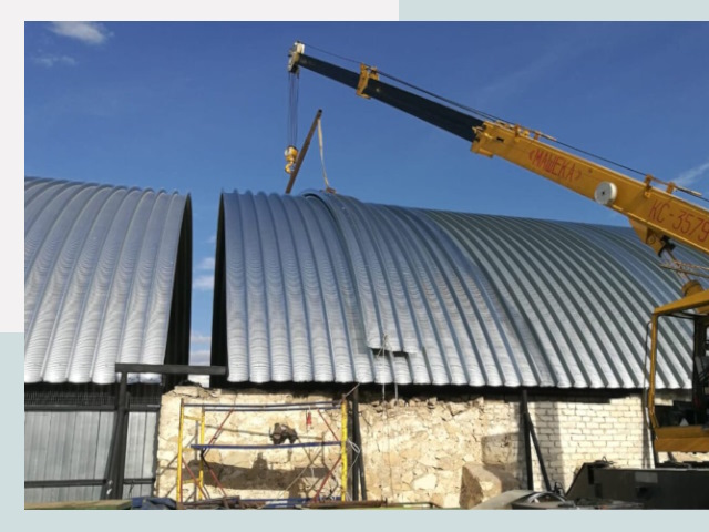 Реконструкция ангаров в Шебекине от 611 руб.