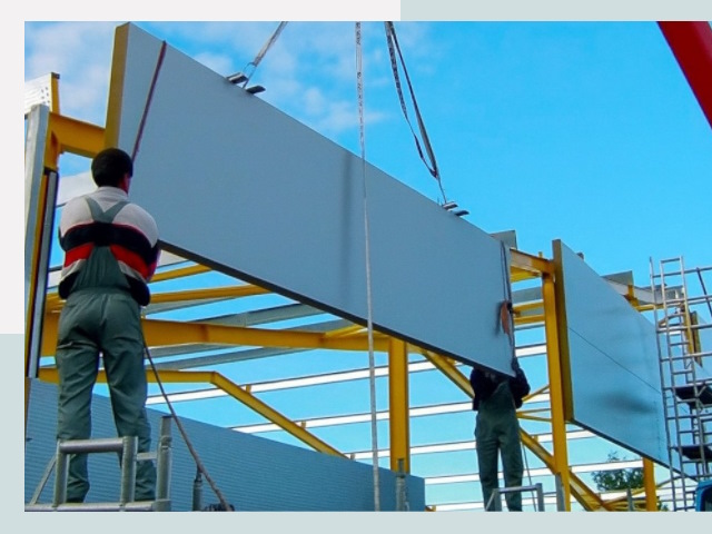 Монтаж сэндвич-панелей в Шебекине от 611 руб.